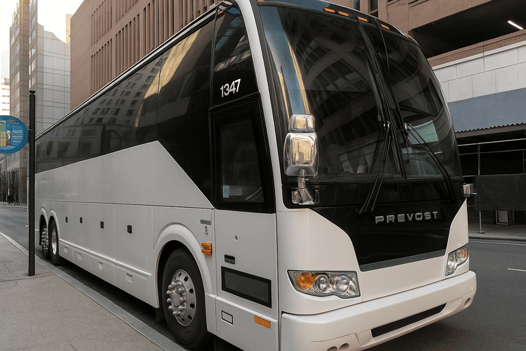 a North Lauderdale Charter Bus coach bus