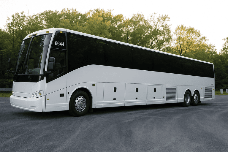 exterior of North Lauderdale Charter Bus coach bus
