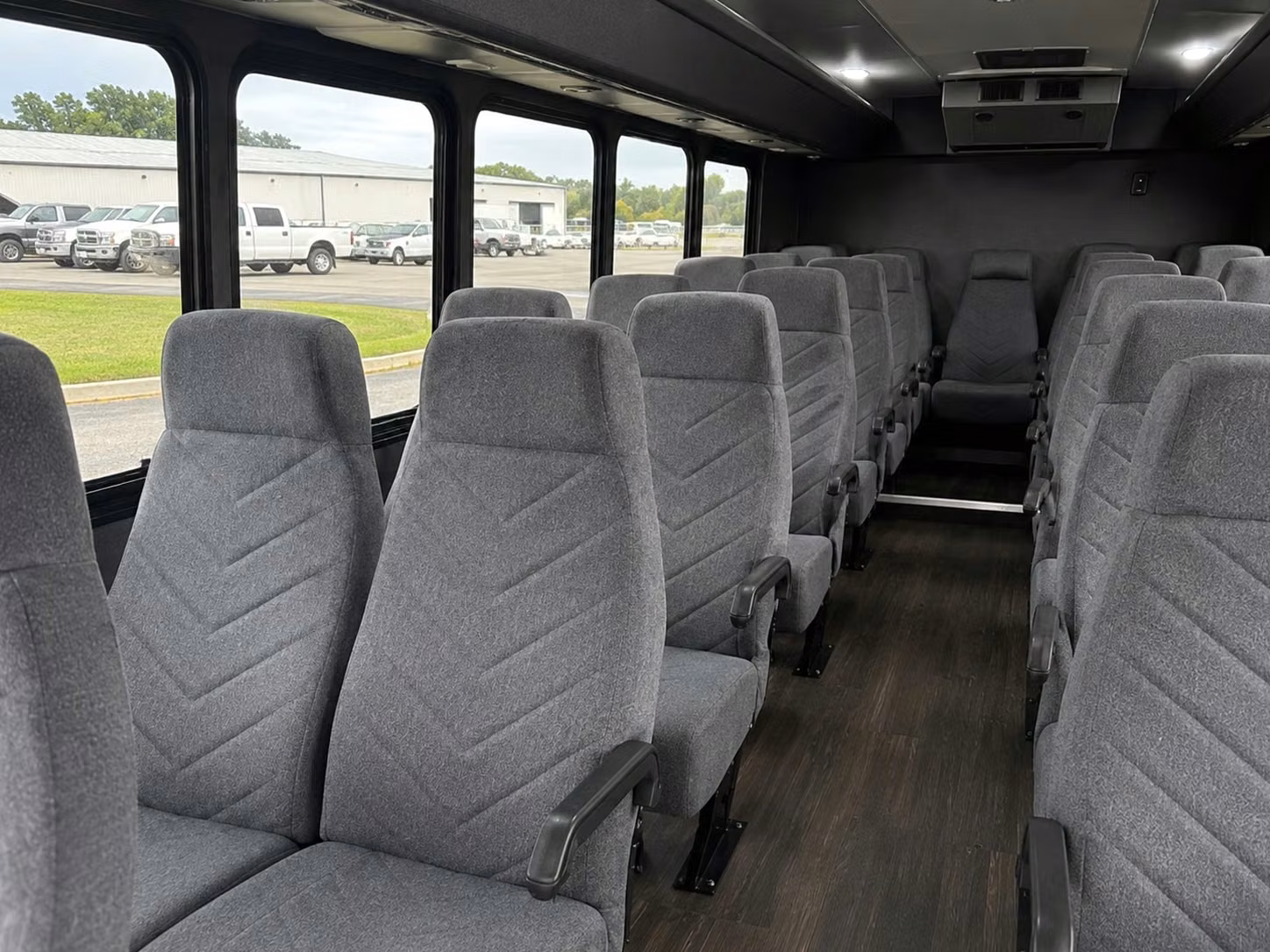 15 passenger minibus interior