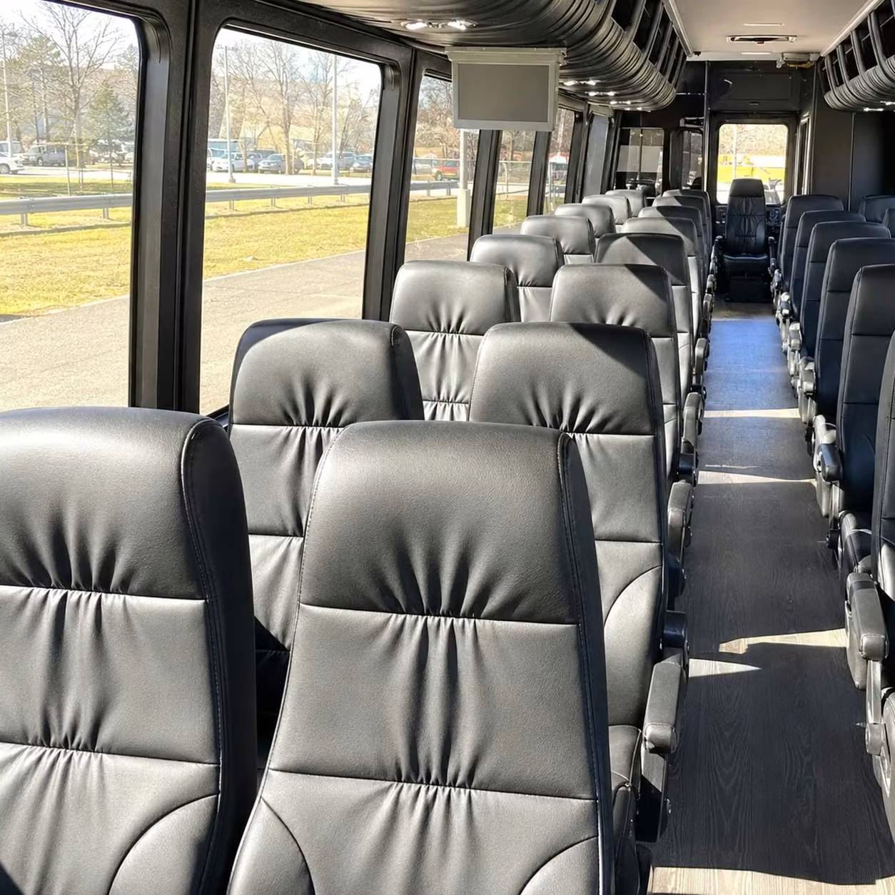 28 passenger minibus inside
