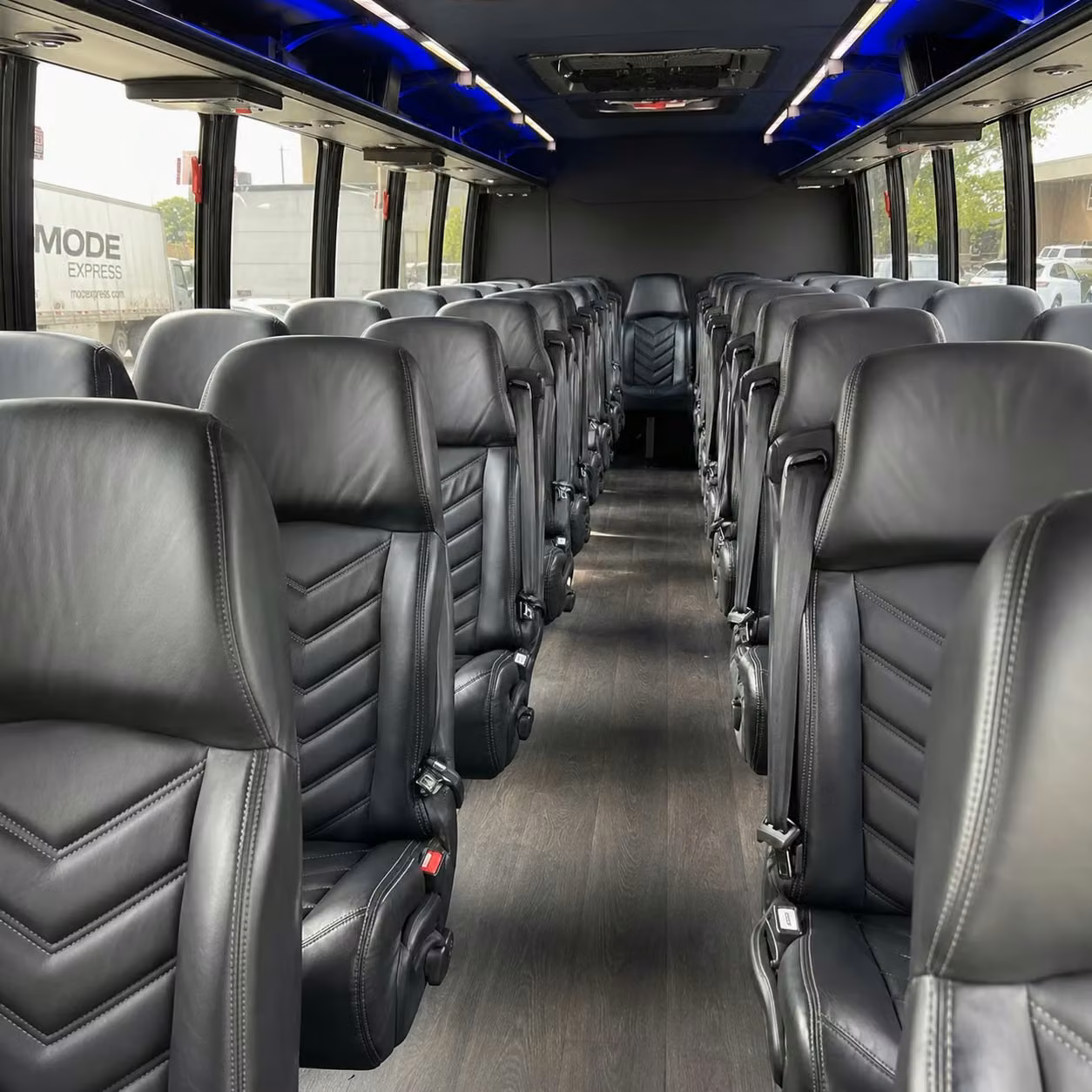 30 passenger minibus interior