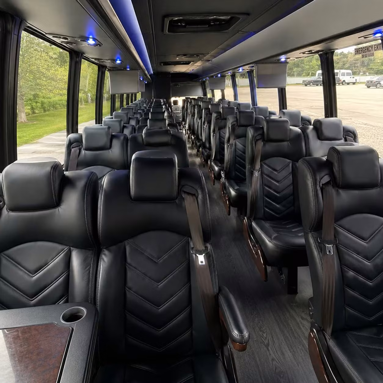 35 passenger minibus interior
