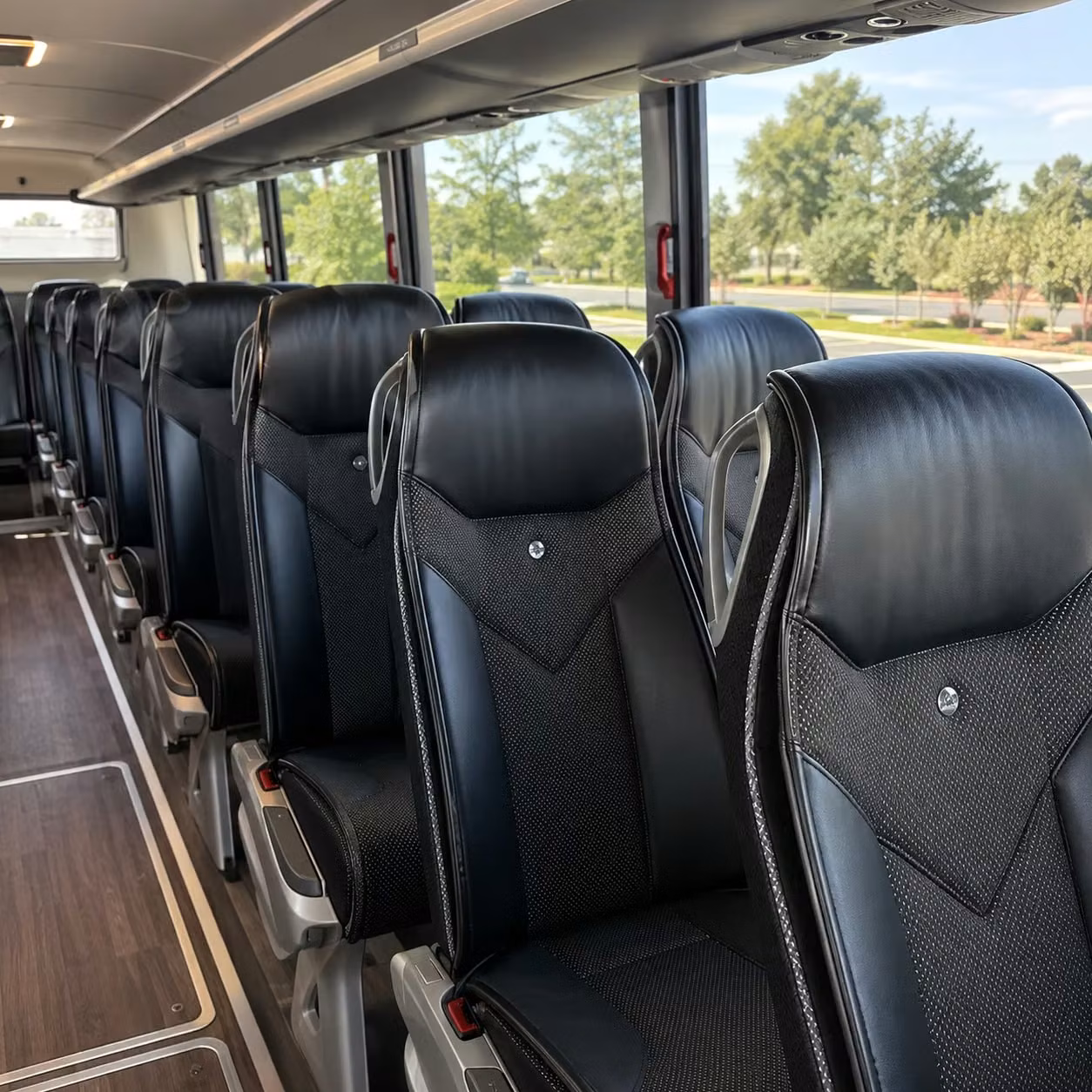 north lauderdale charter bus rental inside