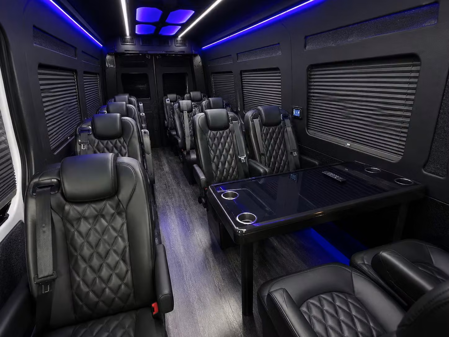sprinter van with driver interior